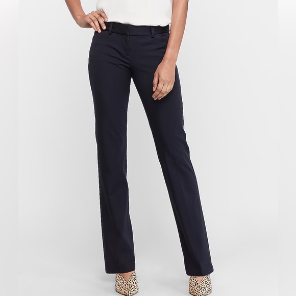 Express Pants - Express Editor Black Pants Low Rise Barely Boot Size 8R Classic dress/work pants